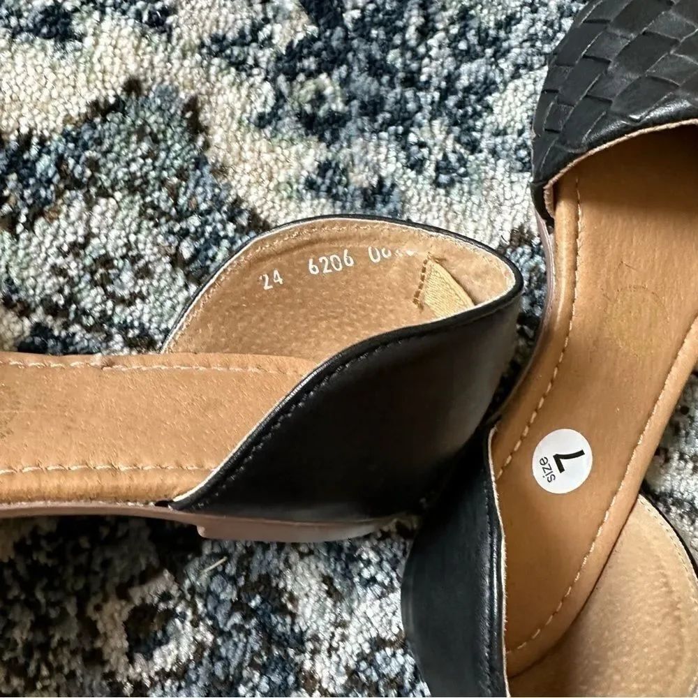 New Artesanias Camila handmade Huarache leather  shoes sz 7 - Picture 6 of 11